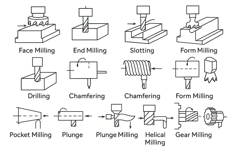Guide to the Various Operations of a Milling Machine 2 Milling Operations