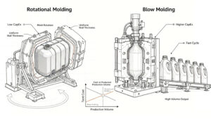 CNC Meaning Definition: The Core of Modern Manufacturing 2 Blow Molding vs Rotational Molding